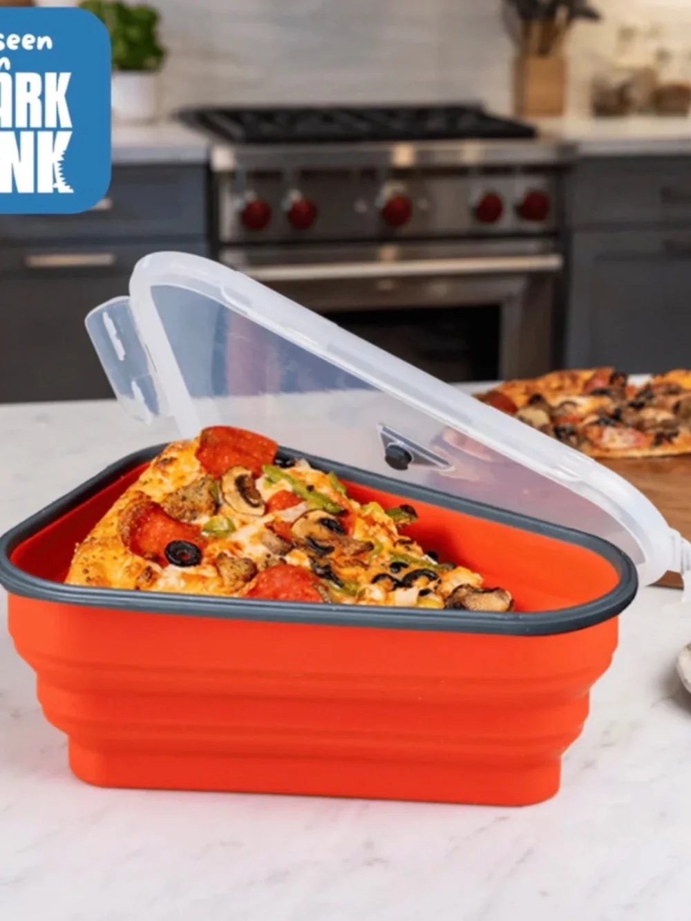 Pizza Pack® Single Pizza Storage Container with 5 Microwavable Serving Trays